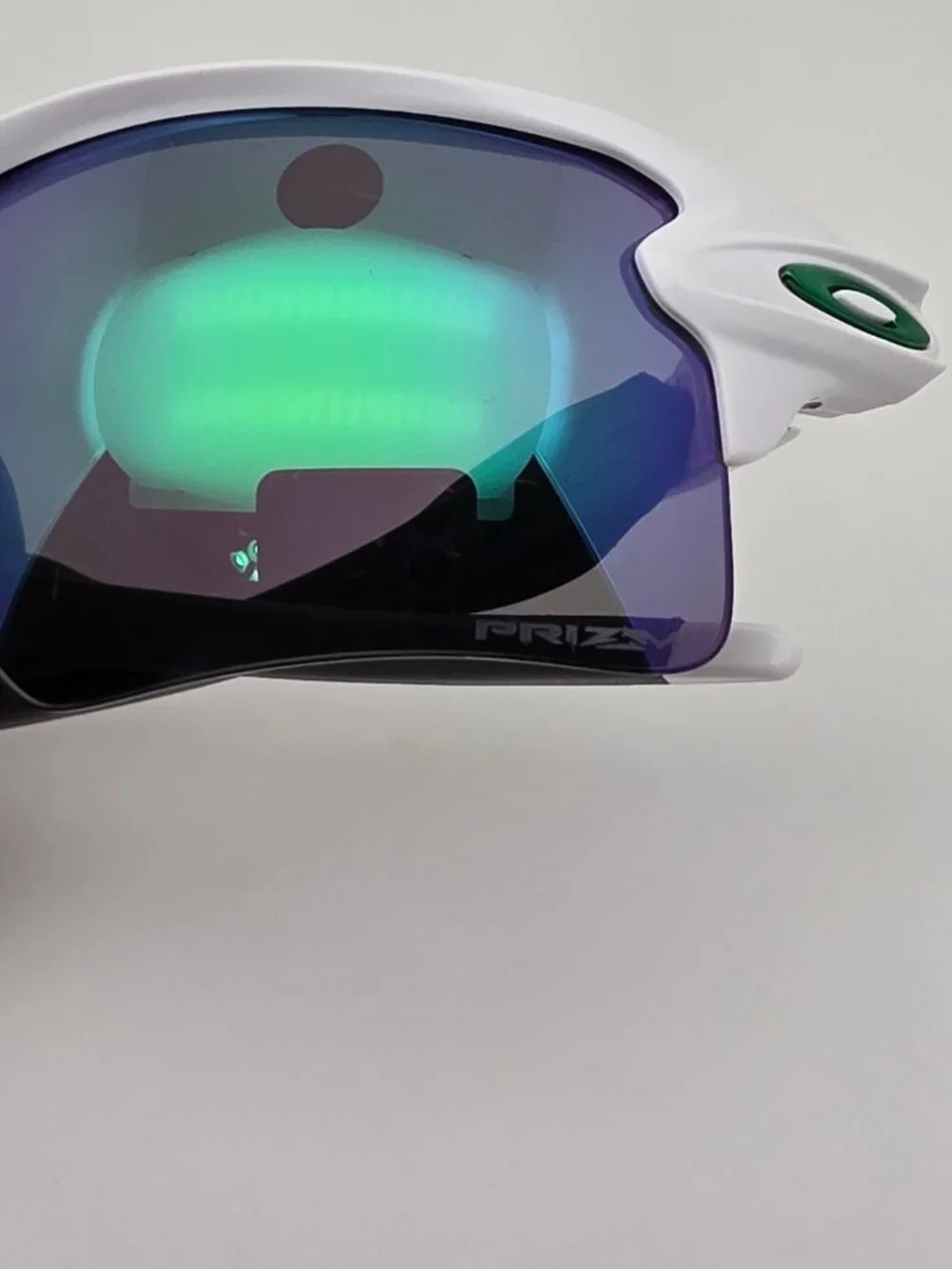 Oakley OO9188-9259 Flak 2.0 XL White Frame Prizm Jade Iridium Lens Sunglasses